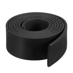 Neoprene Rubber Sheet Rolls Solid Rubber Seal Strip Anti-collision Shock-absorbing for DIY Gaskets Pads Seals Warehouse Flooring