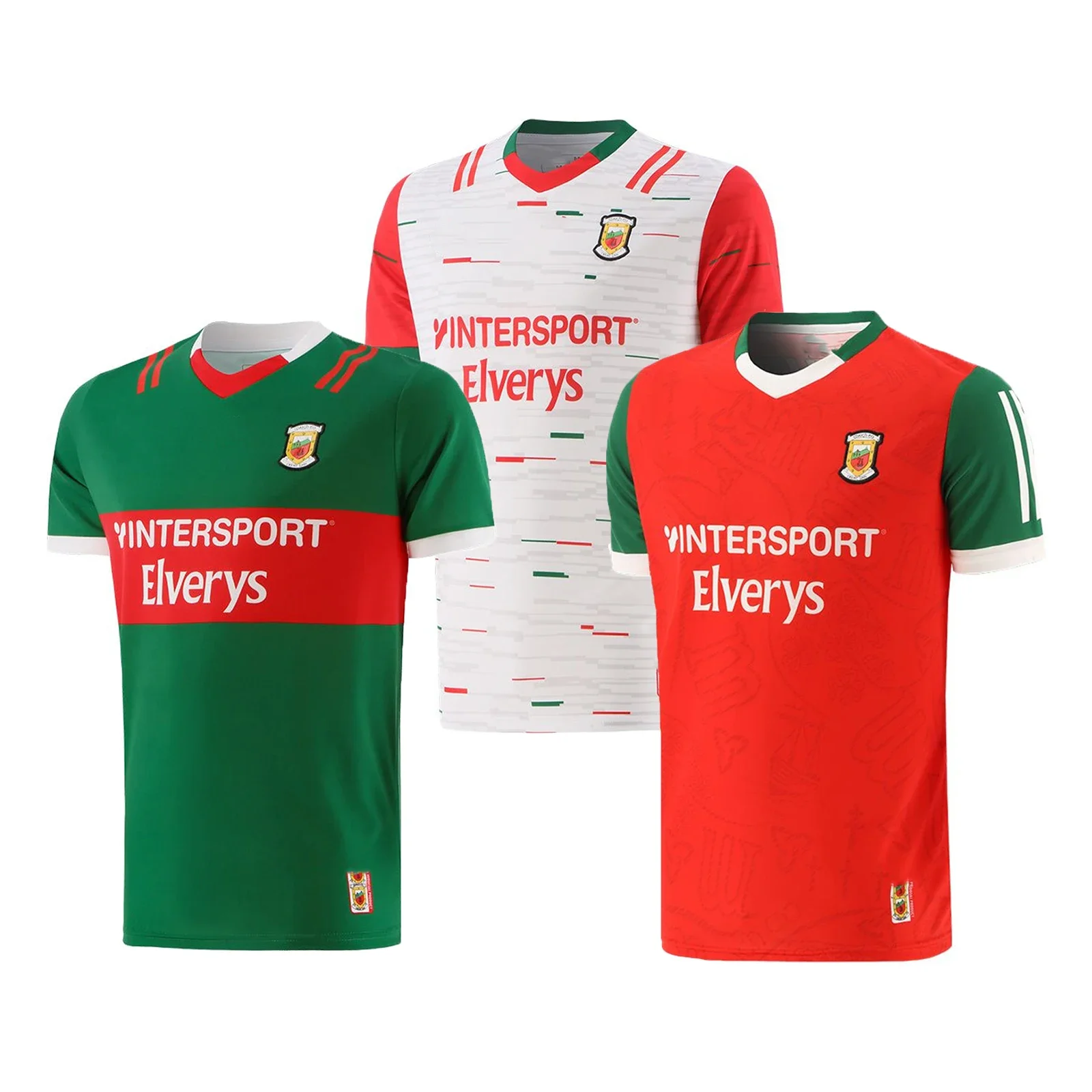 

2023 Mayo GAA Home/Goalkeeper 3-Stripe Jersey