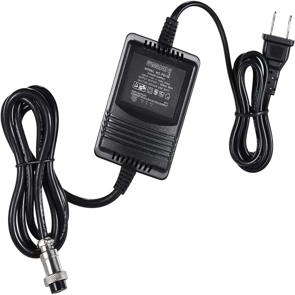 Portable 3-Pin Connector AC Power Adapter Mixer Power Supply Power Supply Adapter Professional Studio