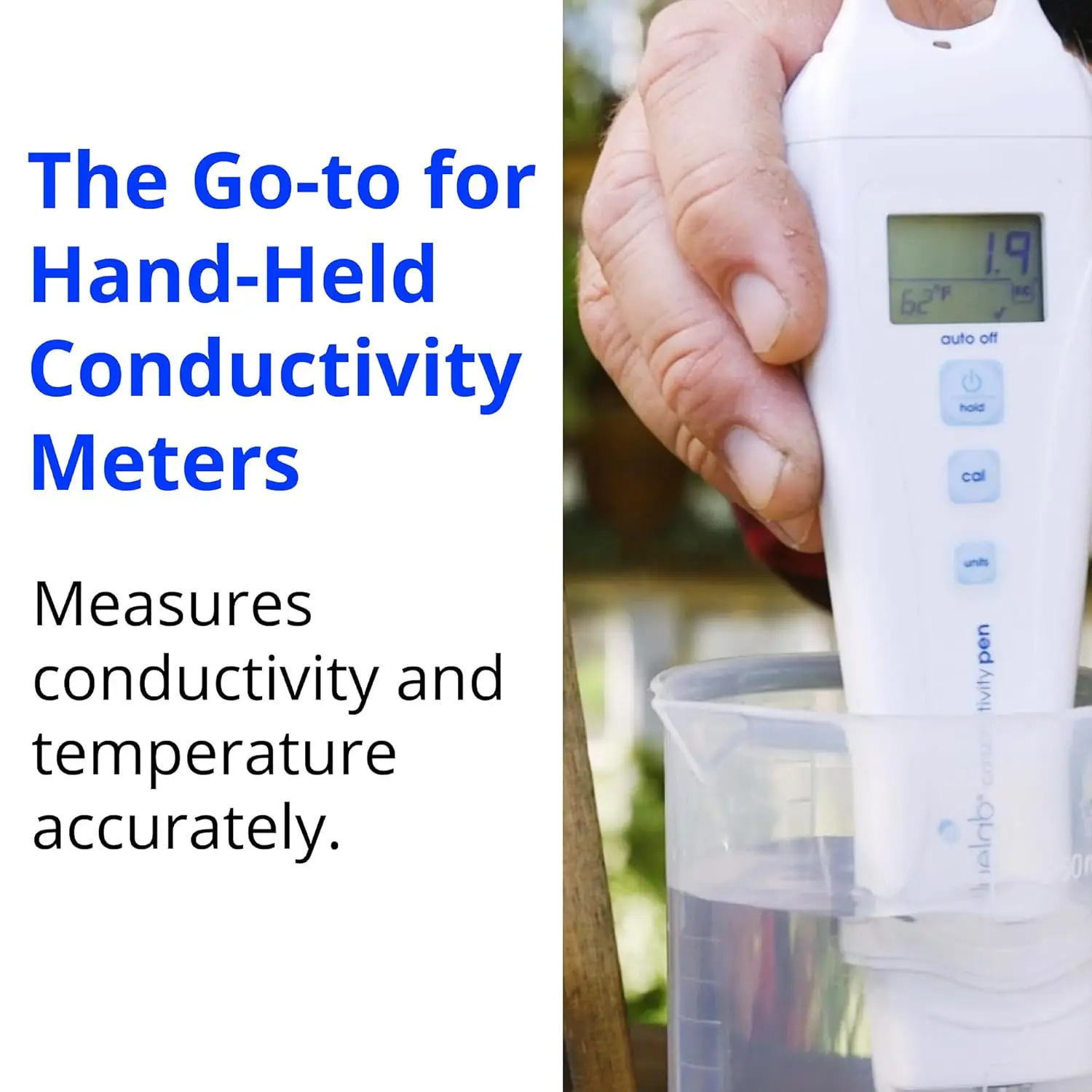 Pen Meter and Probe Care Kit for Conductivity-Water, Temperature and Nutrient Tester (CF, EC, PPM 500/700)