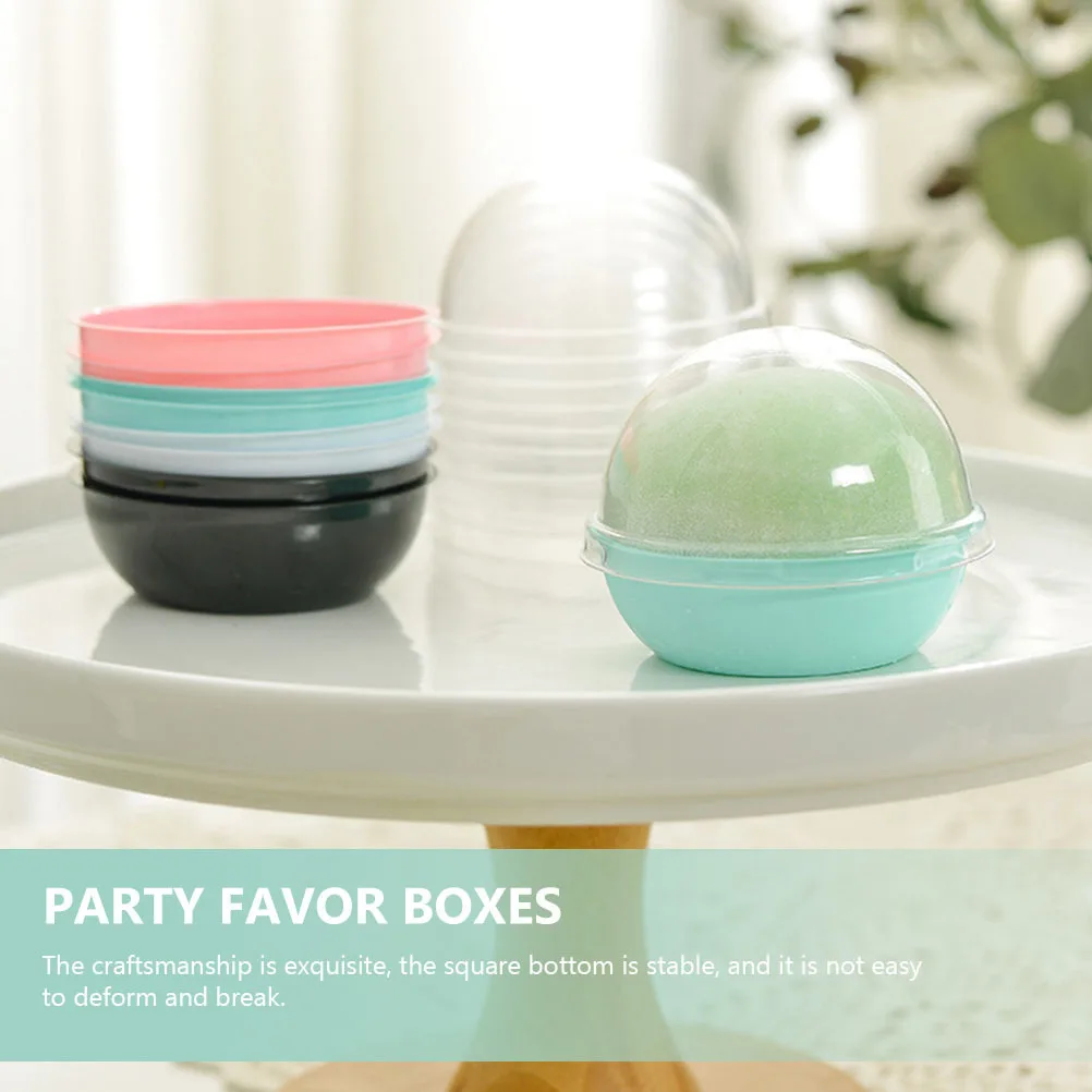 100 шт., контейнеры для торта с луной, прозрачные крышки, мини-коробки для кексов, простые практичные мини-контейнеры для хранения продуктов питания