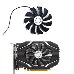 MSI GeForce GTX 1050 Ti GPU 쿨러, HA9010H12F-Z 85mm 2 핀, DC 12V 0.57A GTX 1050Ti, 4G OC GTX 1050 2G OC 그래픽 쿨러