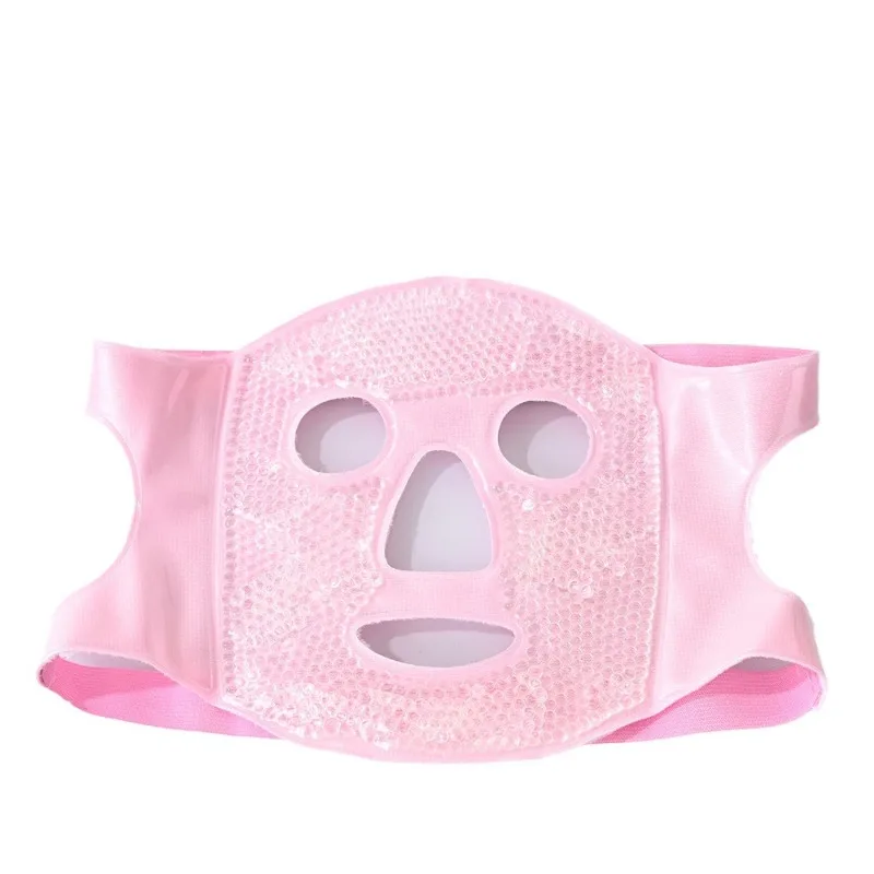 Maschera per il ghiaccio freddo Maschera per gli occhi Borsa per il ghiaccio Maschera per il viso Recupero postoperatorio Impacco caldo Maschere di cotone rinfrescanti per il viso completo Strumento per la cura del viso