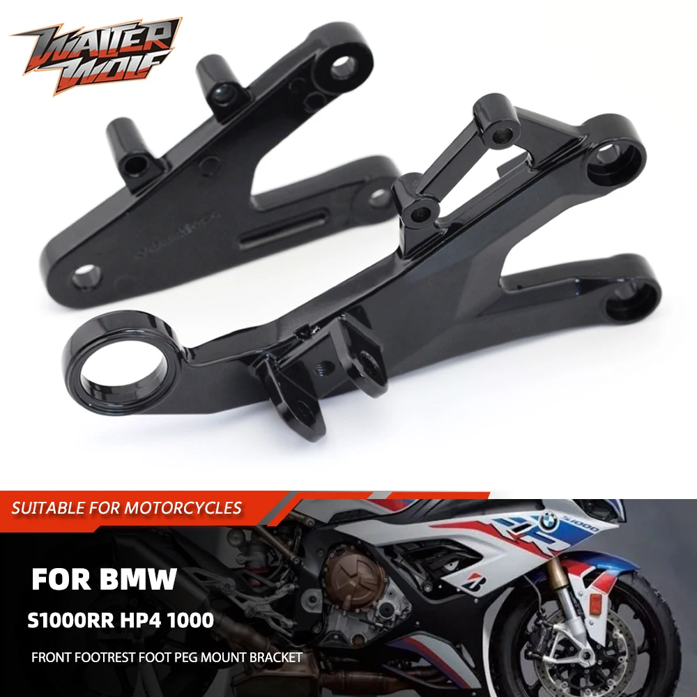 

Front Footrest Foot Peg Mount Bracket For BMW S1000RR HP4 1000 2009-2014 Motorcycle Accessories Rider Foot Rests Pedal Bracket