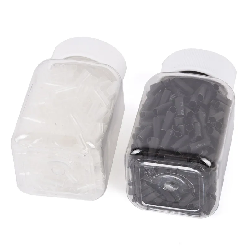 10 bottles Hair Extension Shrink Rings, Heat-Shrink Tubes for Hair Bundles & Wig Application
