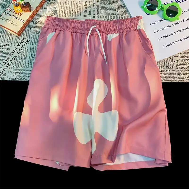 Летние пляжные универсальные широкие пляжные брюки High Street Trendy Brand Ins жаккардовый дизайн Pai Da Xing Same Style Short