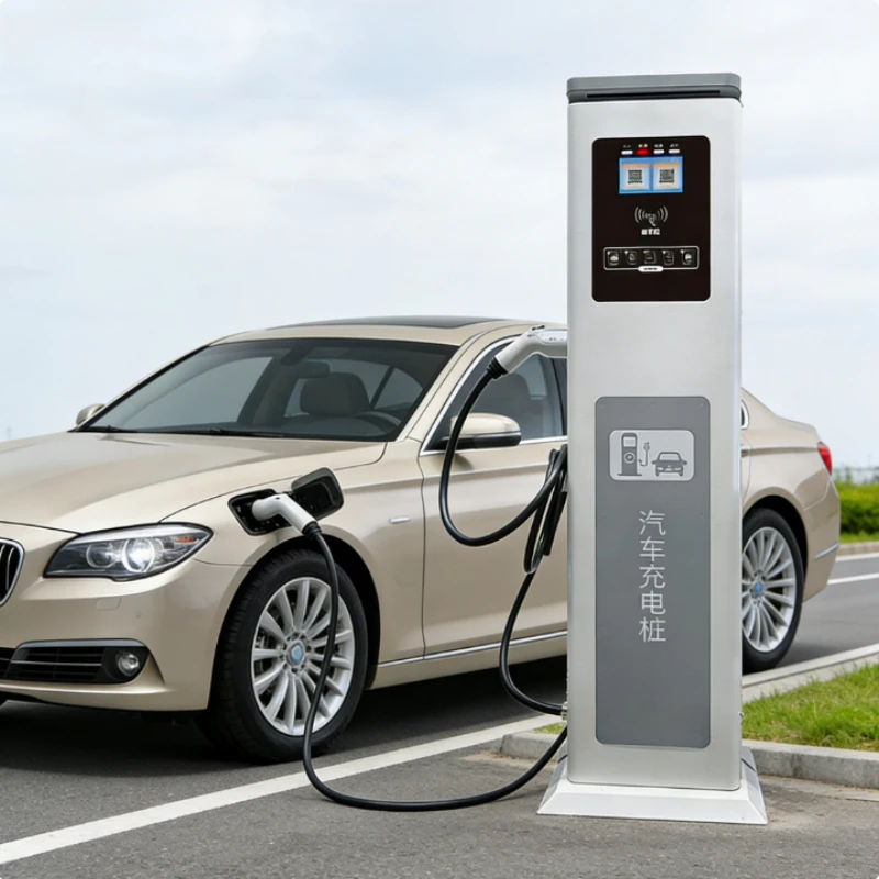 120kW DC Fast Charging Station CCS2 Dual Gun Rapid Charge System Smart APP WiFi 4G RFID OCPP 1.6J IP55 Floor Mounted Car Pile