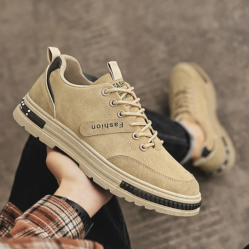 Mens casual shoes New style Durable thick sole Waterproof Lightweight Highly crafted Damping Extremely elastic Stable grip