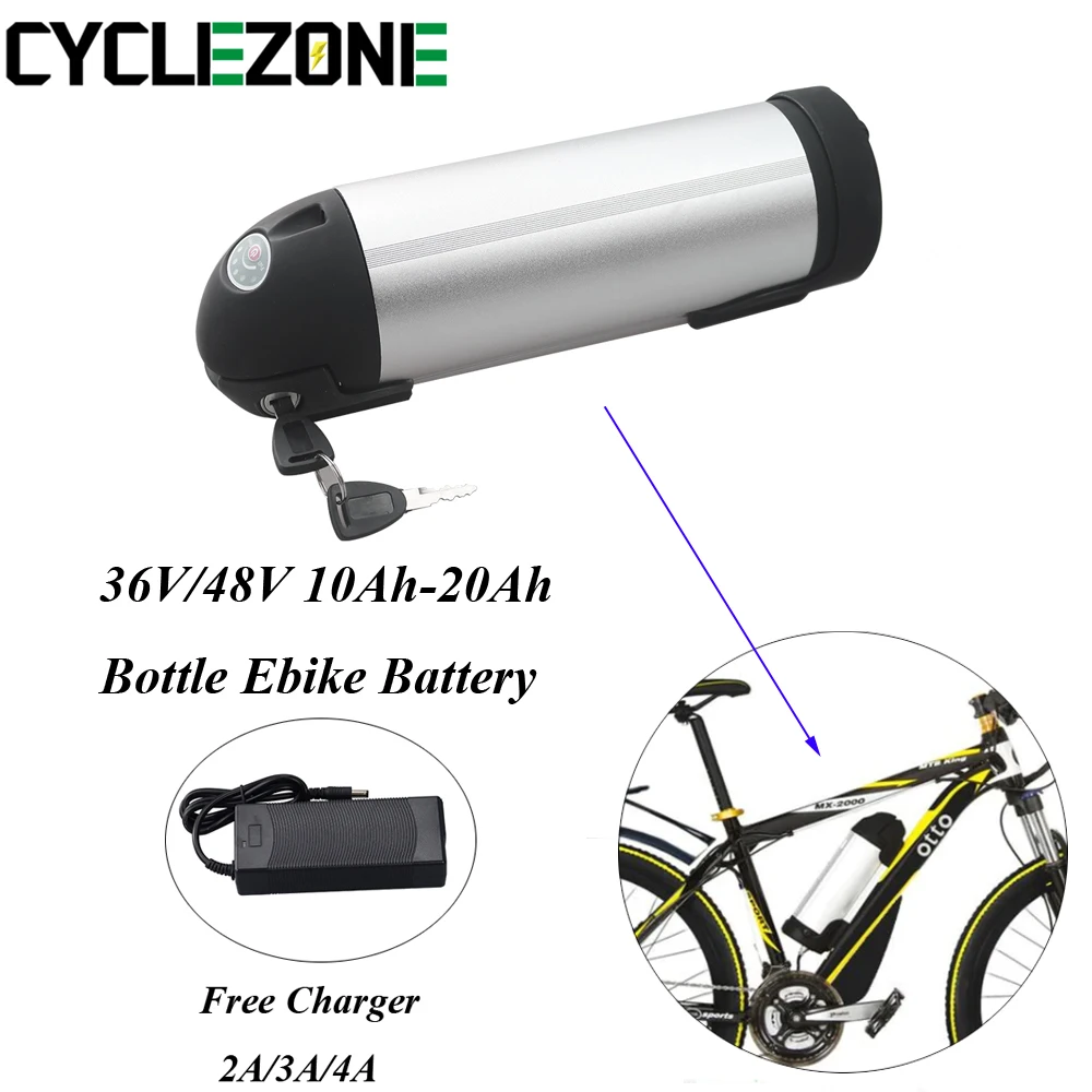 36V 10Ah water Bottle Electric Bicycle Battery 250w 350w 400w 500w 36Volt 48v 10ah 11.6ah 13ah 14.5ah 15ah 17ah eBike Batteries