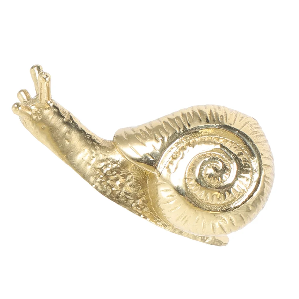 

Brass Snail Shape Cabinet Knob Simple Elegant Design Metal Drawer Pull Handle Replacement for Kitchen Furniture