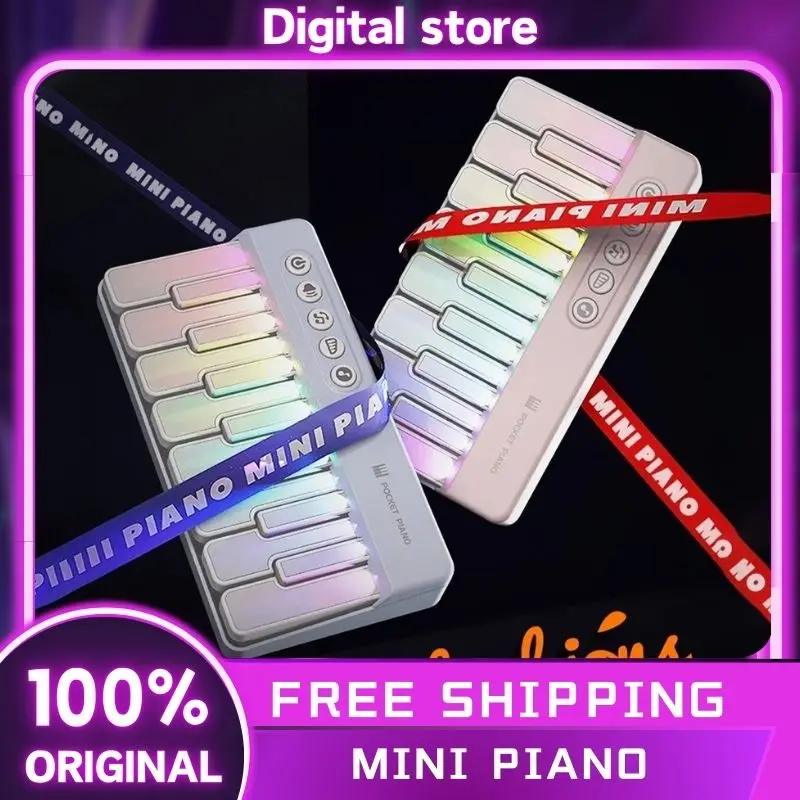 

Mini Piano Pocket Electronic Keyboard Mini Electronic Organ Portable Piano Cute Gamer Custom Educational Toy For Children Gift