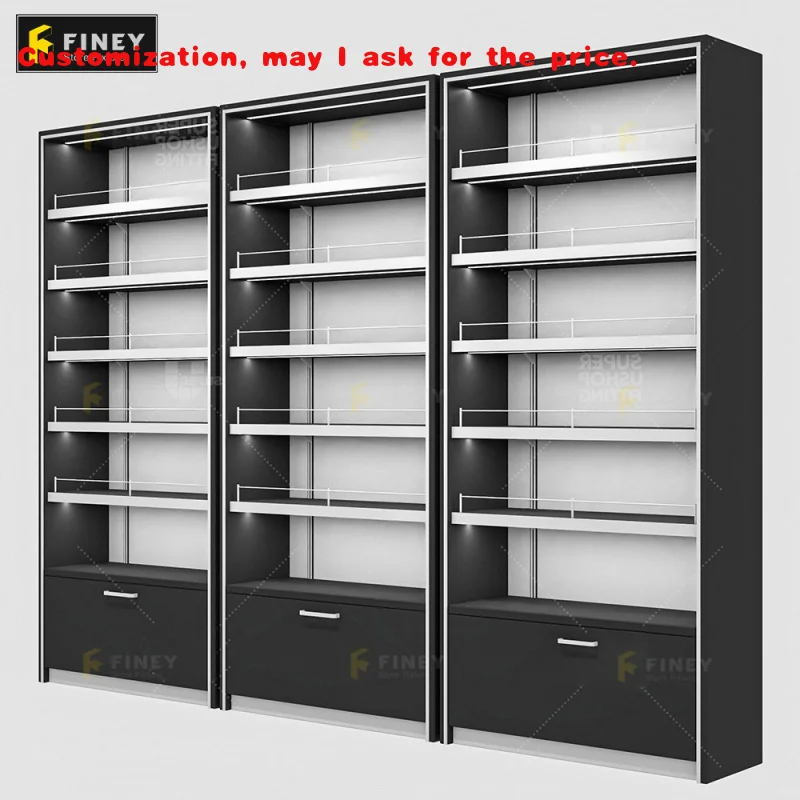 

Регулируемые полки для витрины магазина красоты и макияжа на заказ, шкаф для хранения духов, косметический магазин