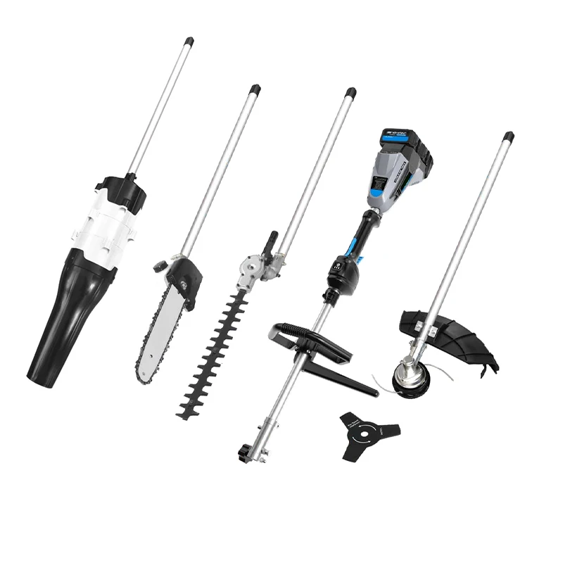 5 in 1 Hantechn Electric Tool Sets Chain Saw Hedge Trimmer Multi-Function Lawn Mower High Branch Shear 5 in 1 Sets