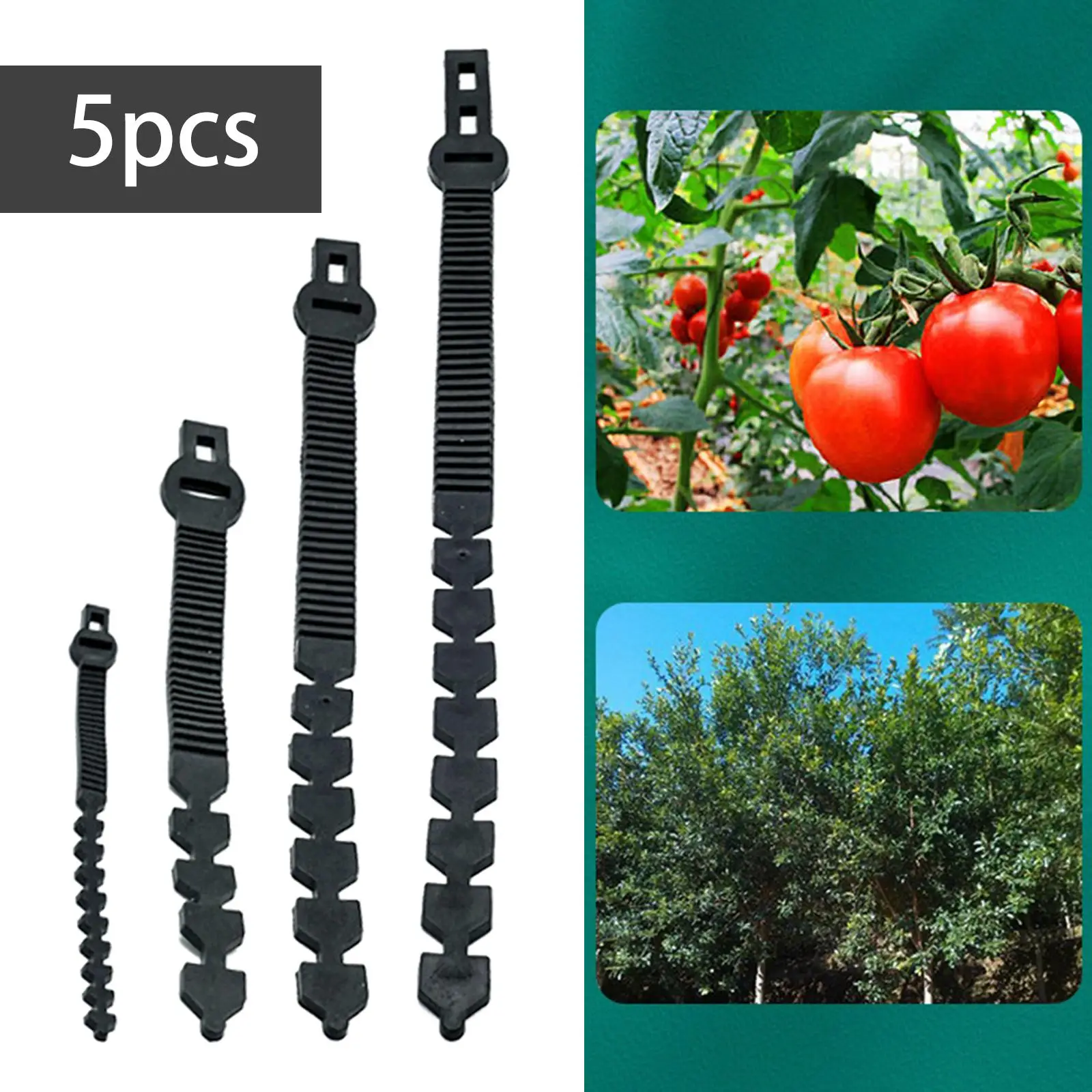 5x Tree Ties Straps Supports Tree Training System Heavy Duty Shrub Ties Tree