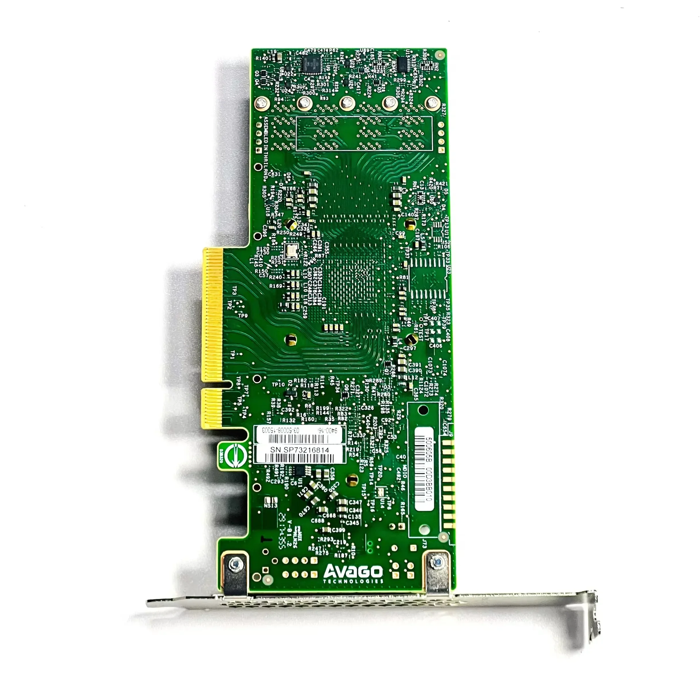C=FOR LSI 9400-16i SATA/SAS HBA Controller RAID 12 Gbps PCIe 16 Port Support NVME HDD