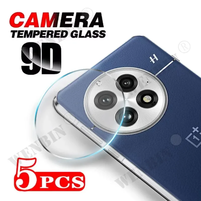 Kaca Pelindung Lensa Kamera untuk OnePlus 13 12R 11 10 9 Pro Kaca Pelindung Penutup Penuh untuk Film Kamera OnePlus 13