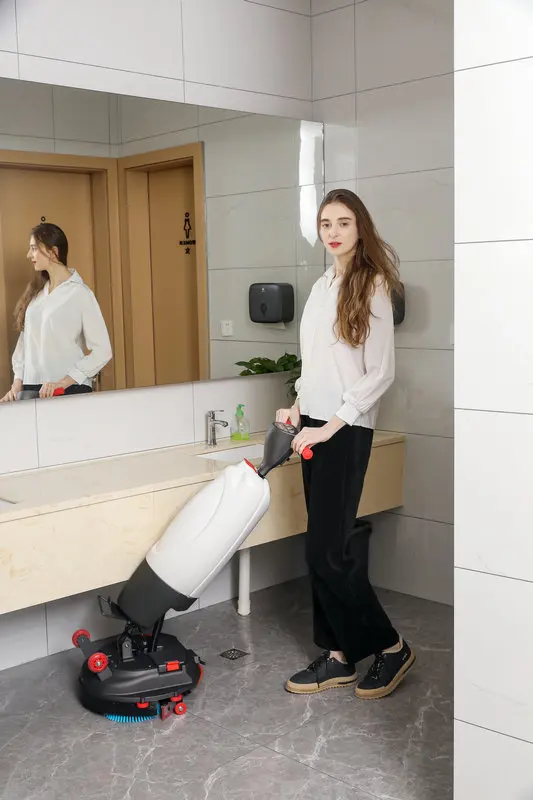 مجفف تنظيف واسع، معدات تنظيف احترافية، منظف أرضيات أوتوماتيكي، محركات صناعية قوية