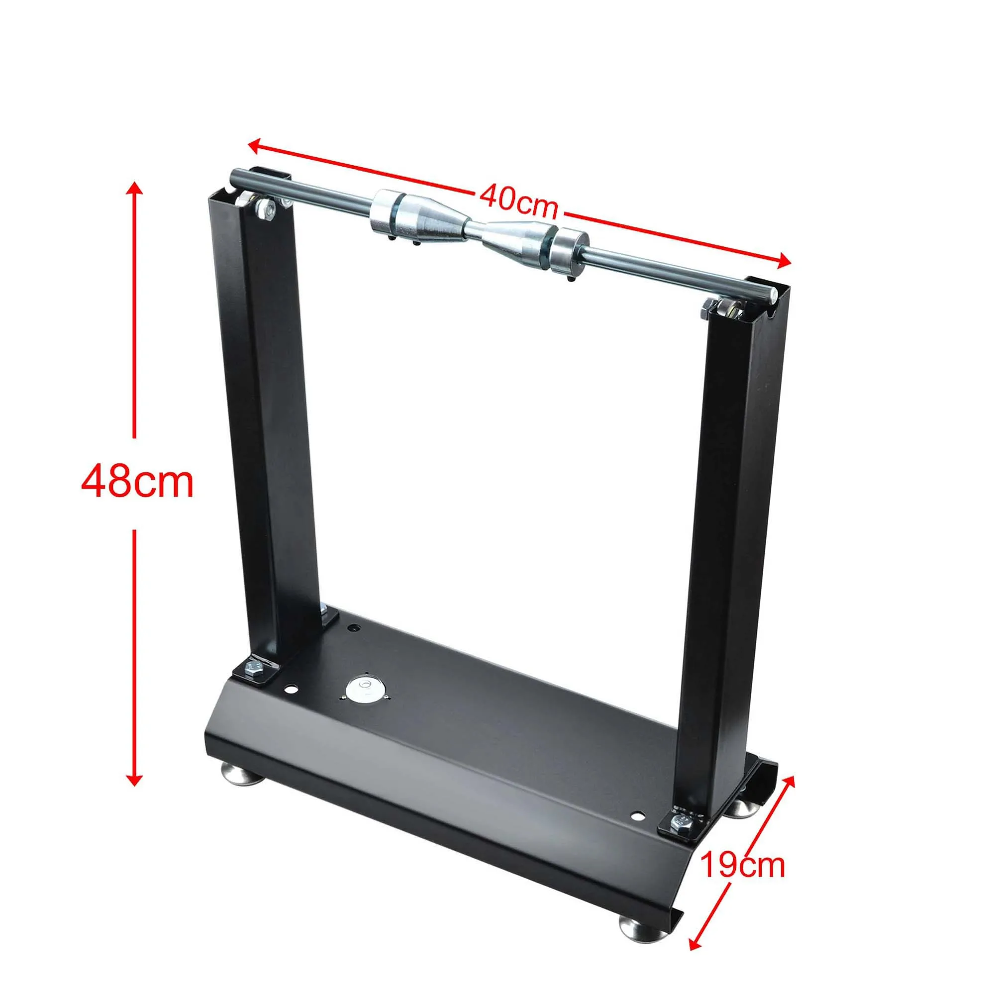 

NEW Wheel Balancer Turning Adjustable Motorcycle Tire Rim Balancing Stand Tool