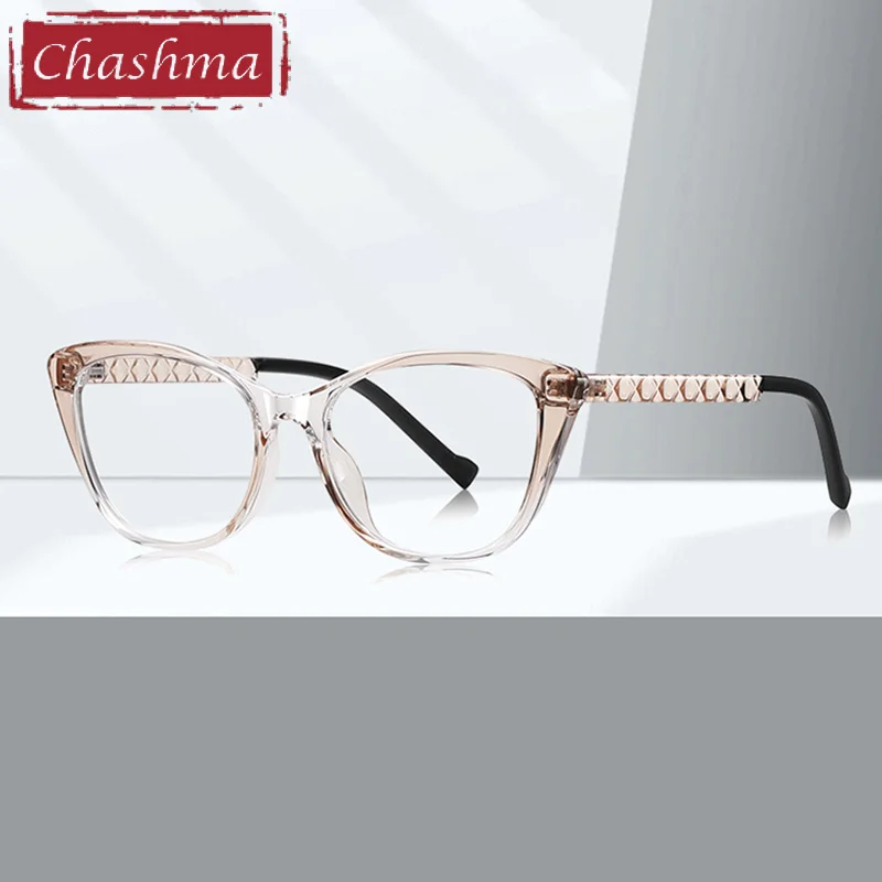 Chashma Prescription Glasses Cat Eye Female Eyewear Fashion Student Gafas Trend Teens for Optical Lenses Blue Light Block Frames