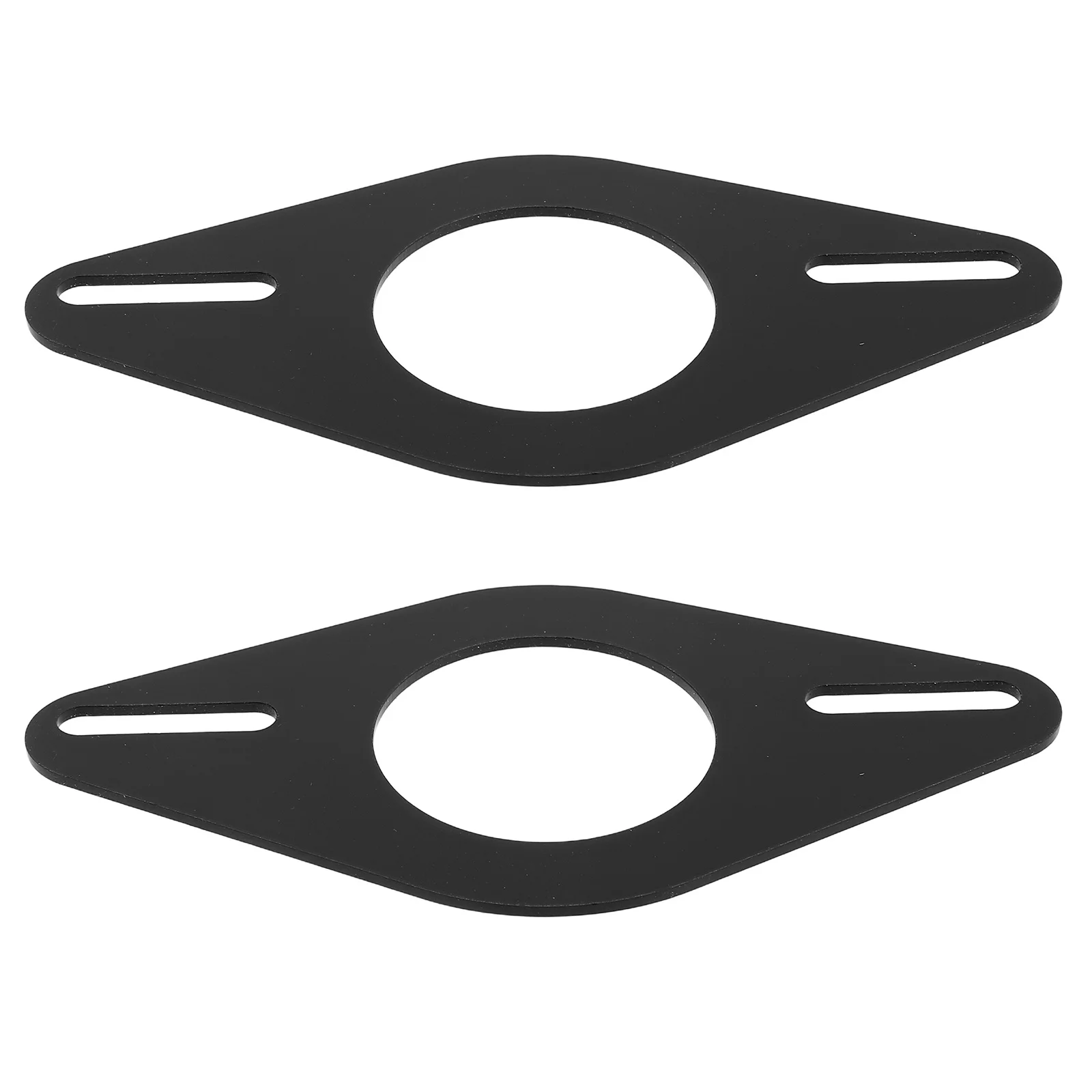 

2Pcs Car Speaker Mount Brackets Plastic Tweeter Adapter Ring Front Door Sound Enhancement Universal Mounting Plate