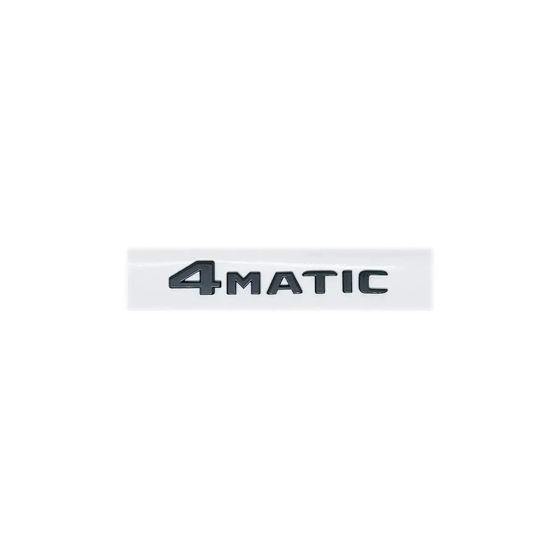 3D ABS Chrome/Black Letters Emblem for Mercedes GLC X253 - GLC260/GLC300/GLC350/GLC220d/GLC350e 4MATIC Trunk Logo Sticker