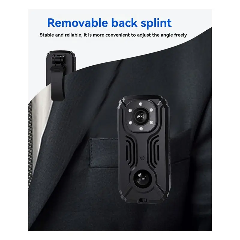 ABDE-MD37 واي فاي كاميرا صغيرة IR-CUT للرؤية الليلية مصغرة كاميرا الجيب الشرطة الجسم كام PIR كاميرات الدراجة كاميرا ويب رياضية #4