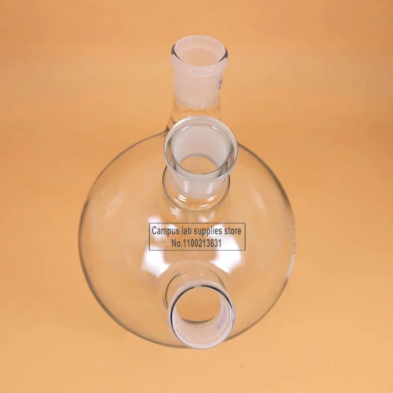 Frasco De Vidro De Borosilicato Alto Para Kit De Destilação De Laboratório, 3 Boca, 100ml 250ml 500ml 1000ml, 1 Pc