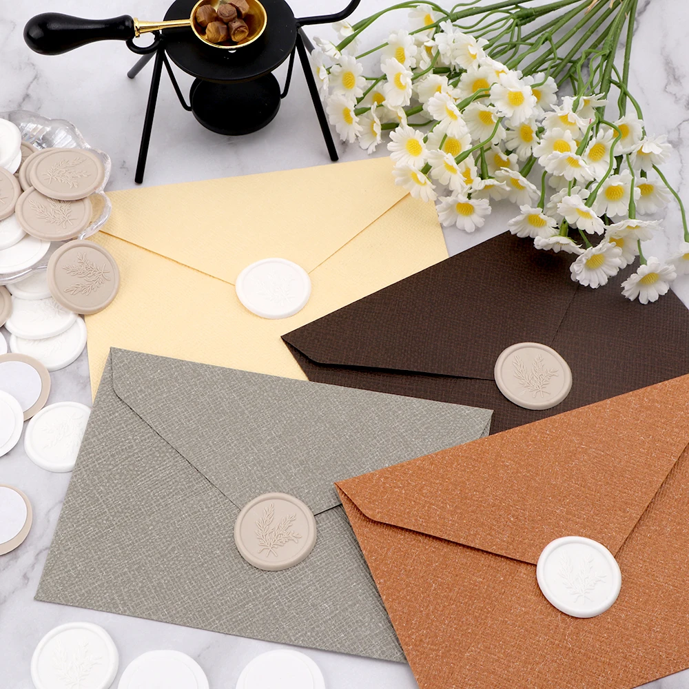 25Pcs Rosemary Style Wax Seal Stickers,Envelope Seal Self-Adhesive Wax Seal Stickers for Wedding Party Invitations,Envelopes