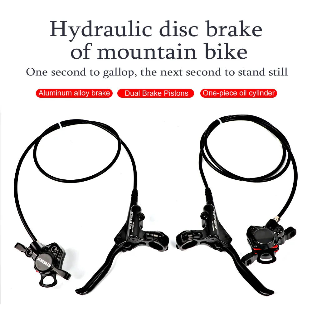 

OUO MTB Hydraulic Disc Brakes 160mm Rotor Caliper Mineral Oil Pressure Disc Brake Set Bicycle Components Mountain Clamp Brakes