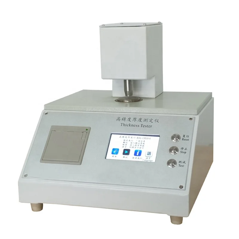 

ISO 534 TAPPI T411 Automatic High Accuracy Film Paper and Cardboard Thickness Tester Device Testing Machine Meter