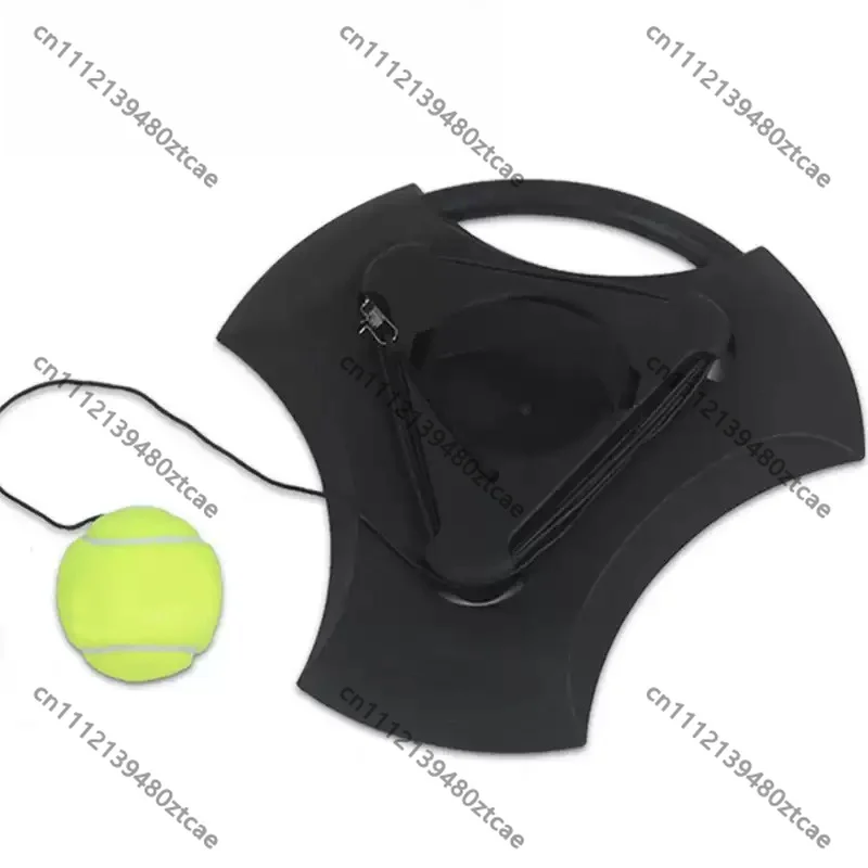 Tennis Trainer Base with Elastic Rope Rebound Ball Set, Professional Solo Practice Equipment for Beginner Training