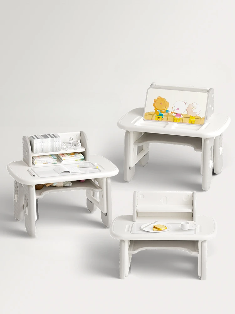 

Study Children's and Chair Set, Baby Writing Desk, Kindergarten Home Small Table