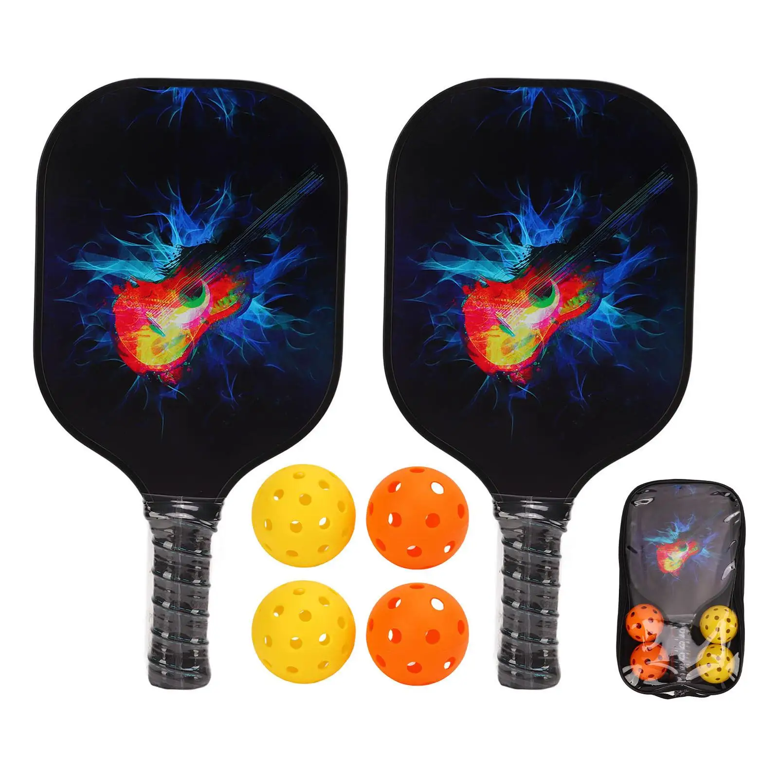 

Fiberglass Paddle and Balls Set for outdoor Game Competition - All-in-One Kit