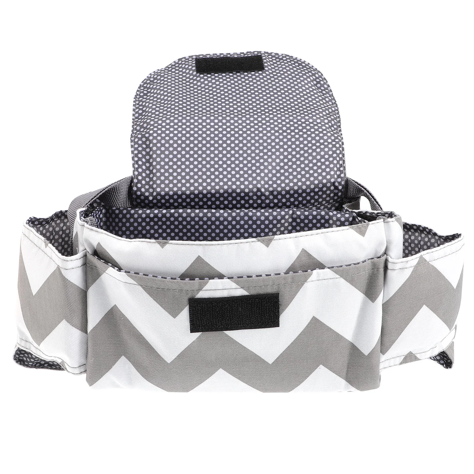 Cup Stroller Wagon Holder Multifunction Accessories Grey Polyester Baby Supplies Organizer for