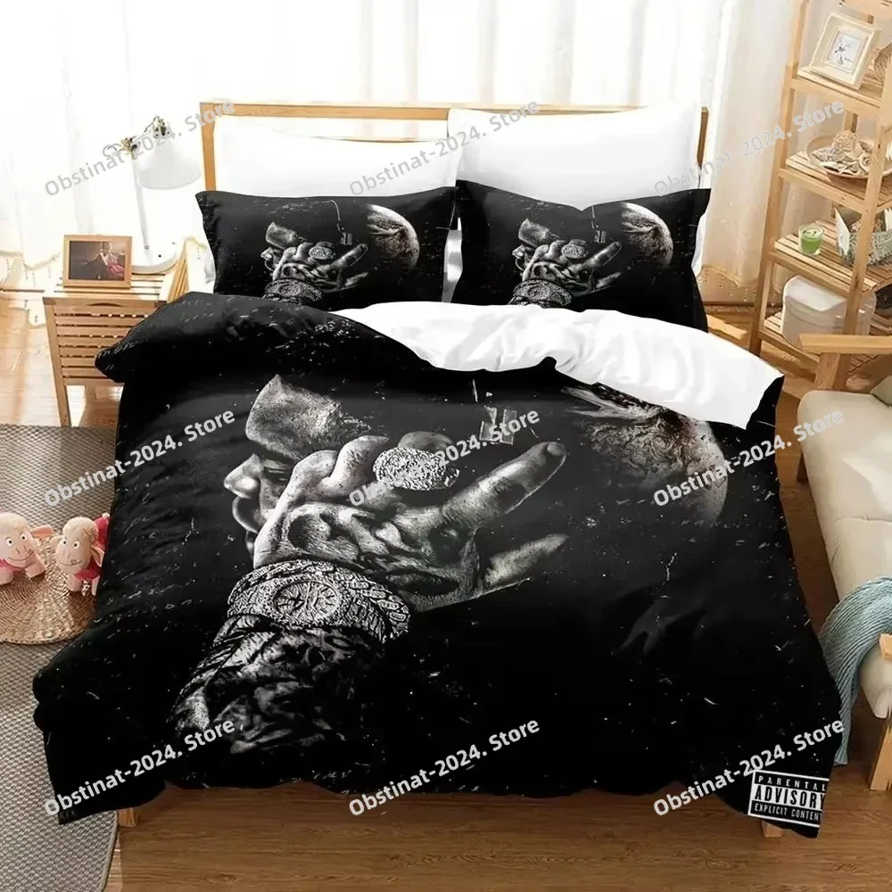 

3D Rapper Rod Wave Bedding Set Duvet Cover Full Queen King Size Pillowcase Bed Printed Bed Set Aldult Kid Bedroom Single Twin