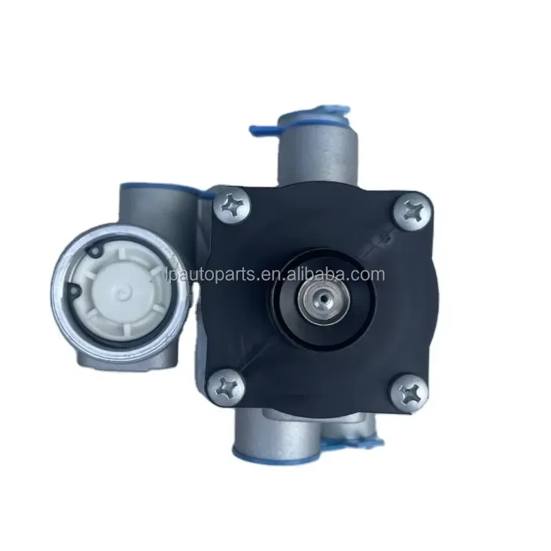 Heavy Duty Truck Throttle Valve Assembly For Trailer Air Brake System Replacement Part Durable Metal Component Universal Fit