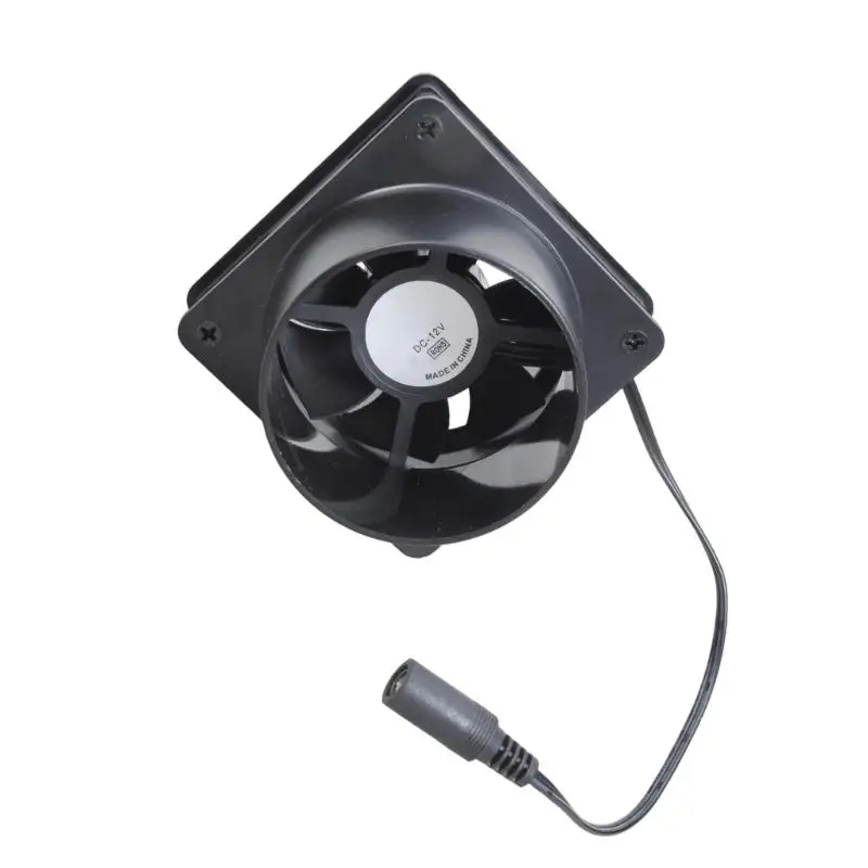 652F 12V High Speed Exhaust Fan With Square Round Duct For DIY Ventilation Projects