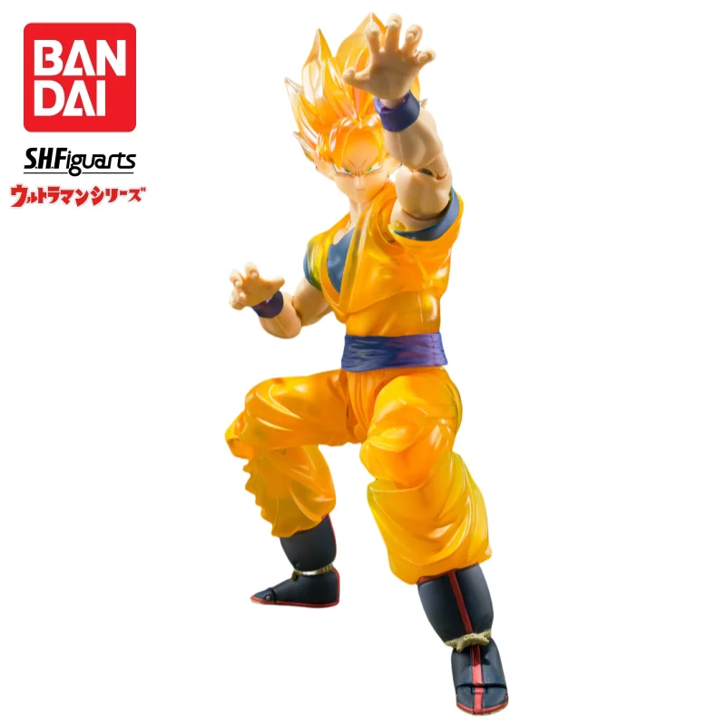 

В наличии: Новая оригинальная фигурка Bandai S.H.Figuarts Dragon Ball Son Goku в коробке, модель персонажа аниме, коллекционная.
