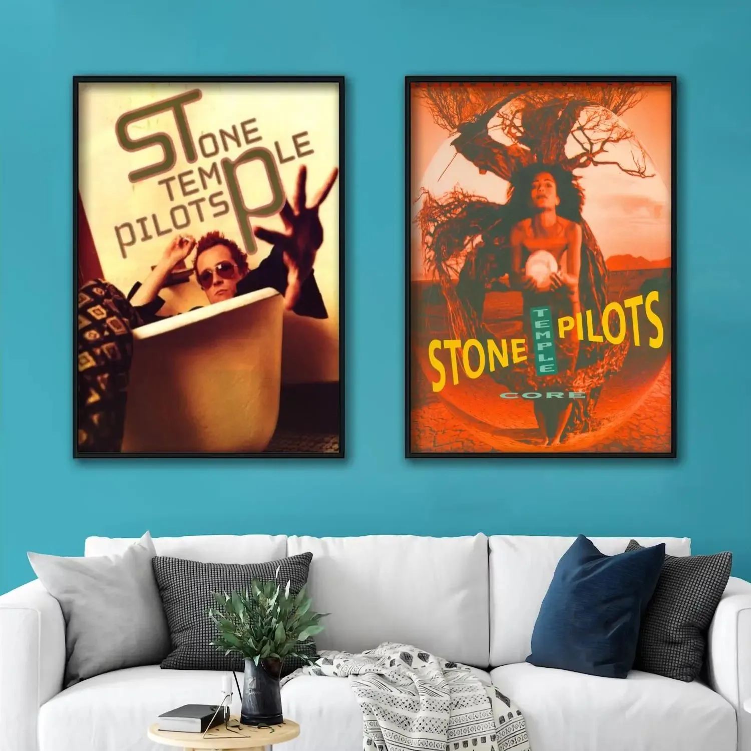 Stone Temple Pilot Rock Band Decorative Canvas Room Bar Cafe Decorative Gifts Printing Art Mural