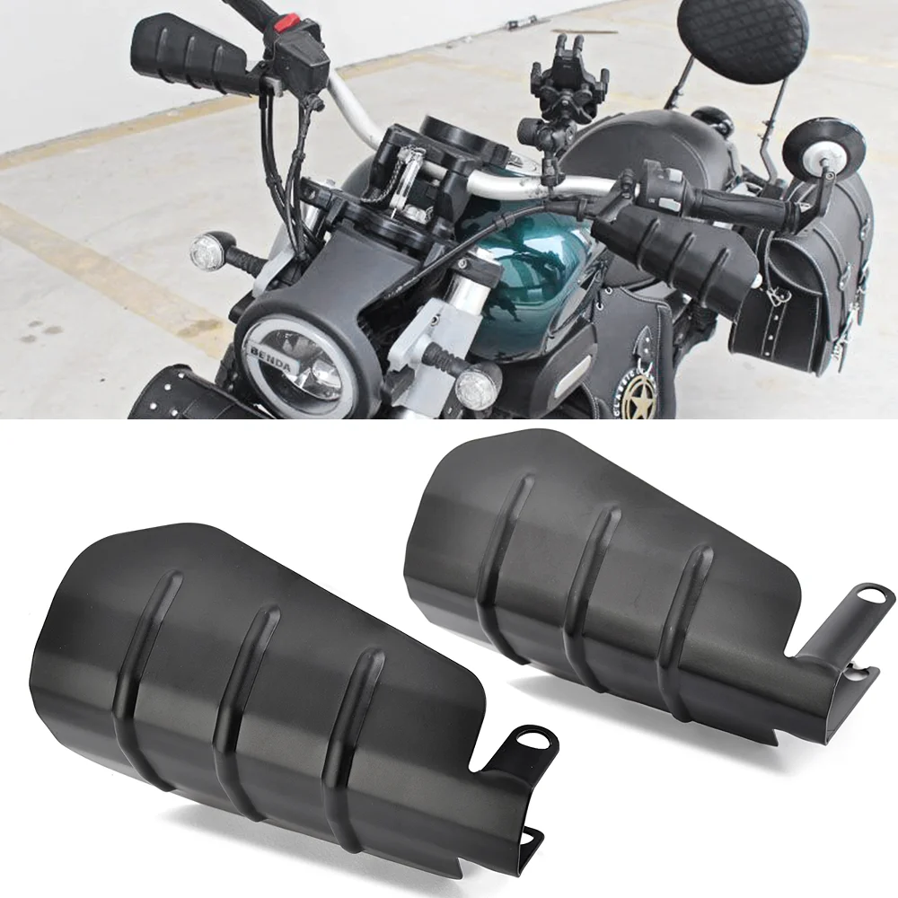 

Motorcycle Black Shade Hand Guard Handguards For Harley Sportster XL XR VRSC Dyna Softail Touring Wind Falling Protection Cover