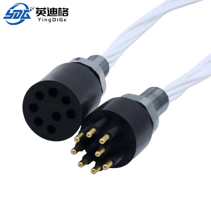 Deep Sea High-current Waterproof Underwater Connector 6 Pin Male Female Plug and Socket IP68 Standard
