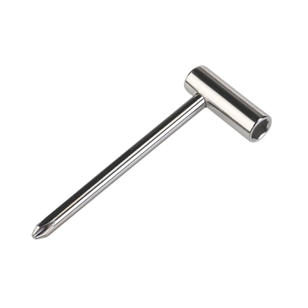 Metal Truss Rod Wrench Tool for Electric Guitar (Silver) truss rod tool metal truss rod tool guitar truss rod wrench