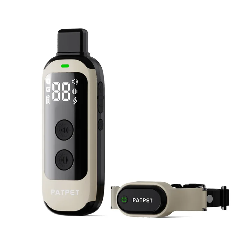 

2025 new small dog remote control dog trainer, electric shock anti-barking collar, waterproof pet training collar