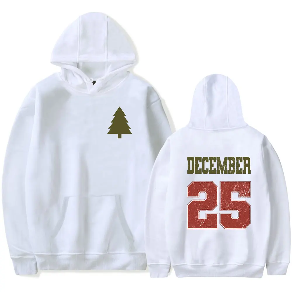 Distressed December 25 Hoodie Christmas 25 December hooded  Funny Family Christmas Gift Country Christmas Hoodie Christmas  Gift