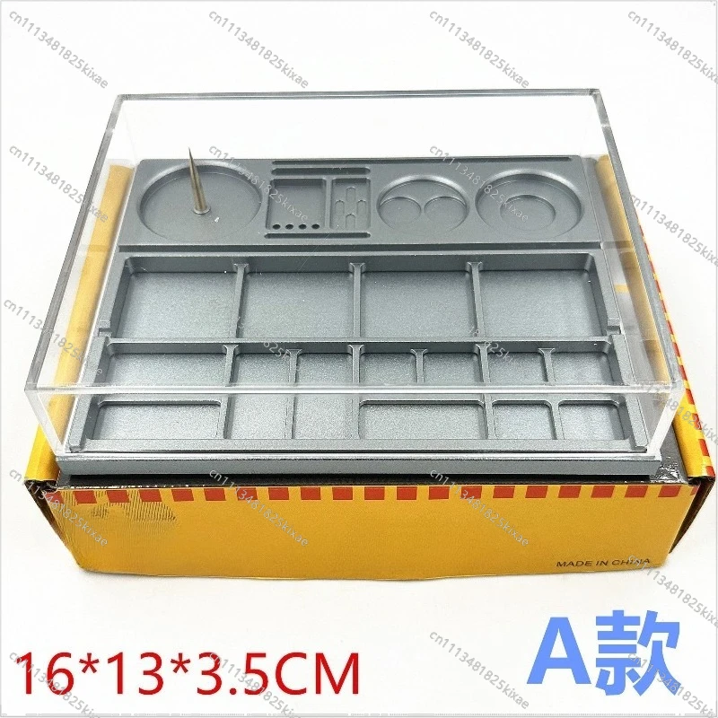 For Repair Tools Metal Parts Box Multi-grid Distinction Maintenance Auxiliary Tools Shockproof Bracket Parts Screw Storage Disk