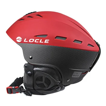 LOCLE Casco da sci Uomo Donna Bambini Bambini CE Sicurezza Sport invernali Sci sulla neve Motoslitta Snowboard Casco da skateboard Taglia 52-61 cm