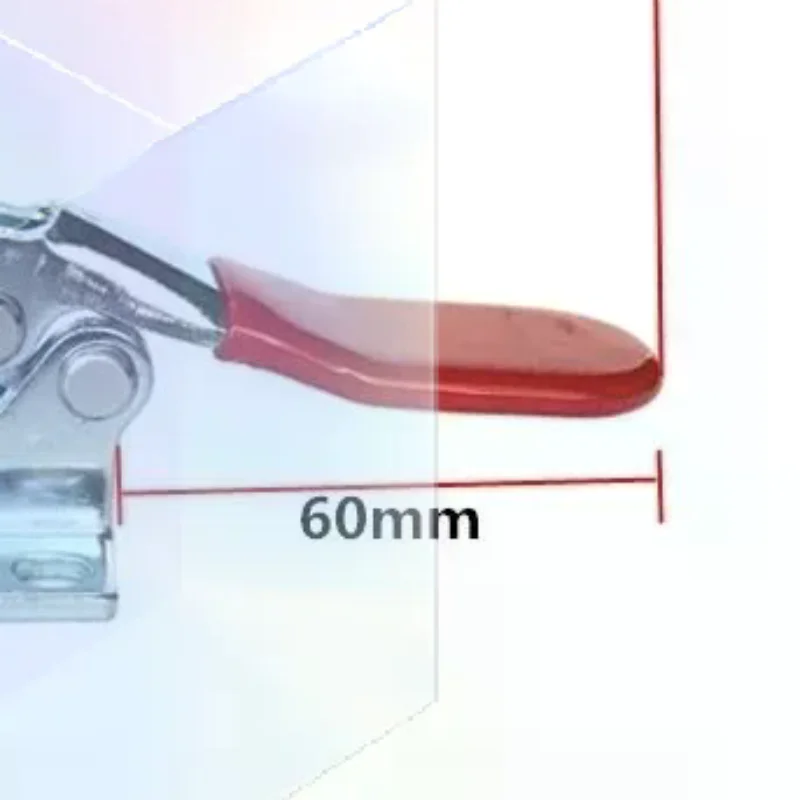 227kg Load Capacity Horizontal Toggle Clamp GH-225-D Quick Release Heavy Duty Clamp 1Pcs for Carpenter Wood Craft