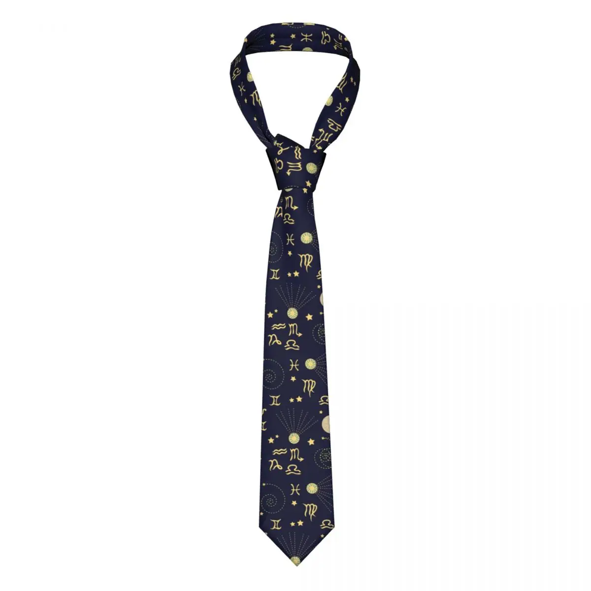 Casual Arrowhead Skinny Abstract Constellations Astrological Necktie Slim Tie For Men Simplicity For Party Formal Tie