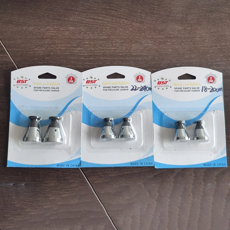 Stainless steel safety exhaust valve for pressure cookers – durable pressure relief component with precise pressure limiting fun