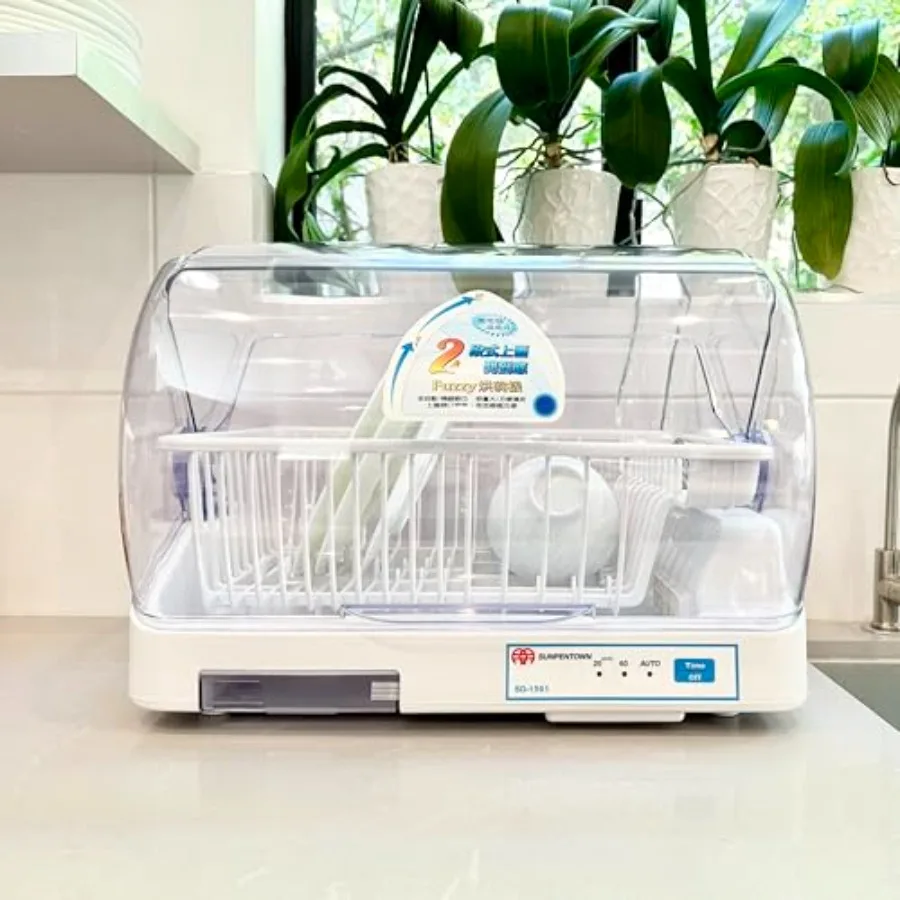 مجفف أطباق الهواء الدافئ الكهربائي للاستخدام في المطبخ مع حل تجفيف فعال بسعة 4 أشخاص للمنزل أو الحجم العالي #5